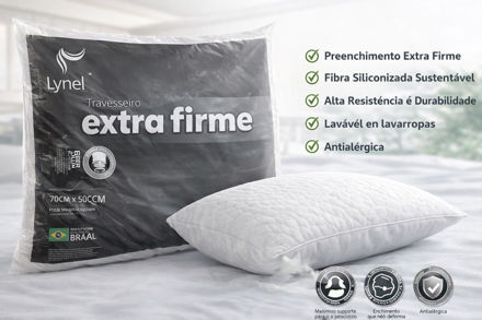 Imagen de Almohada Extra Firme Microfibra 50x70