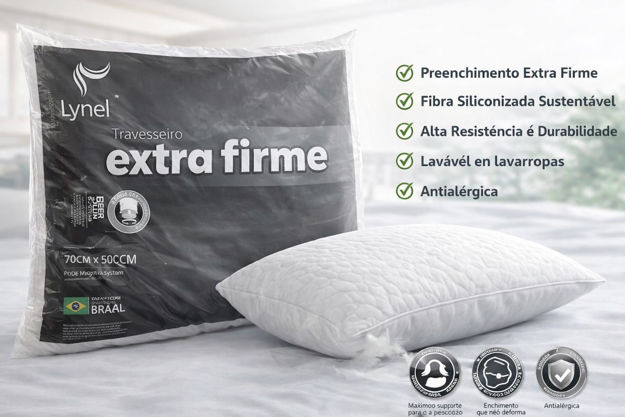 Imagen de Almohada Extra Firme Microfibra 50x70