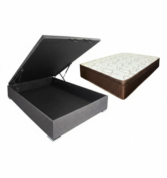 Imagen de Conjunto  sommier baulera  Dreemy Ultra D33 EPS BR/MR 32cmx1,88x1,38m